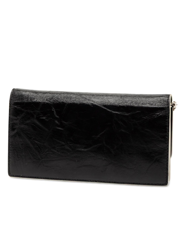 Pre-Loved by Azura Reborn - Pre-Loved Patent Diorever Croisiere Wallet on Chain
