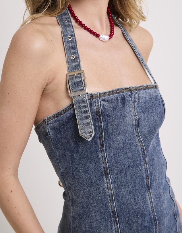 Insight - Allegra Denim Corset Mini Dress