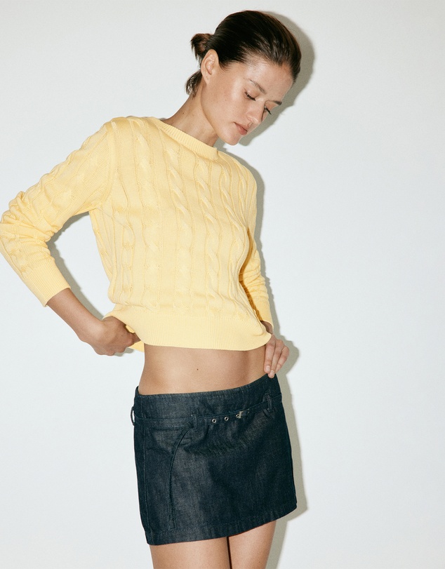 M.N.G - Braided Knitted Sweater