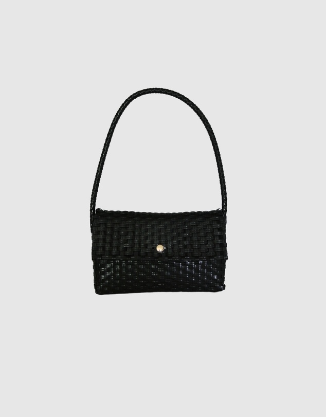 Mimmi Terra - Woven Shoulder Bag Nera