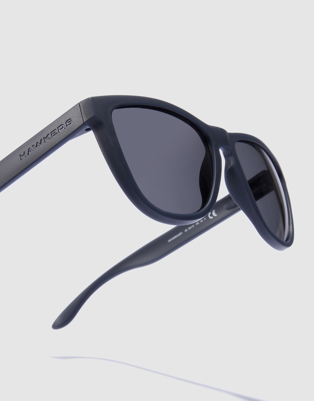 Hawkers Co - Polarized Blue Black One Raw Sunglasses for Men and Women UV400