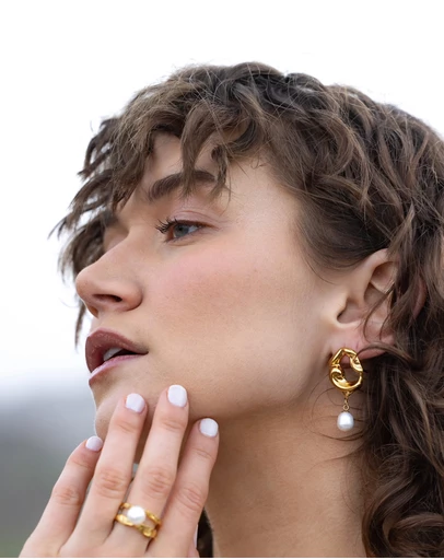 Native Sol - Rome Pearl Earrings