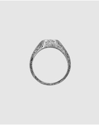 Haze & Glory - ICONIC EXCLUSIVE - Ring Signet Ring Firestarter in 925 Sterling Silver