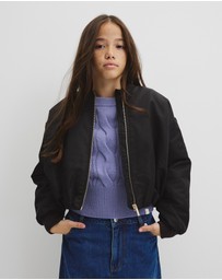 Country Road - Teen Gathered Bomber Jacket