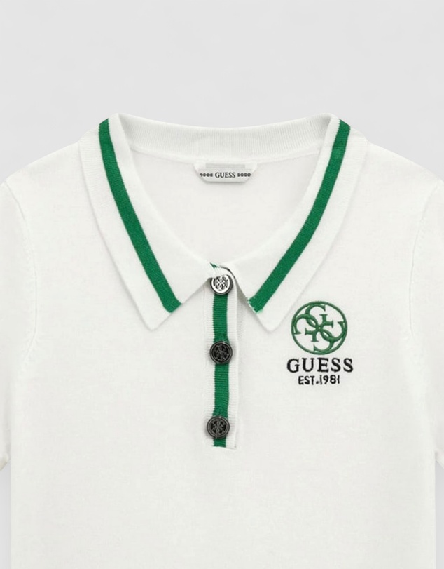 GUESS - Short Sleeve Polo Sweater