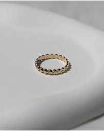 Elli Jewelry - Ring Heart Valentine 925 Sterling Silver Gold-Plated