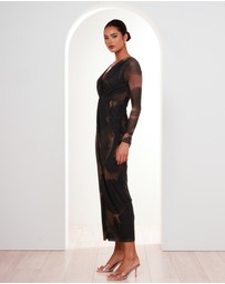 Pilgrim - Gabriella V-neck Knot Dress