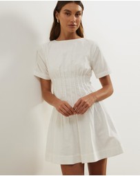 Atmos&Here - Maya Pleat Mini Dress