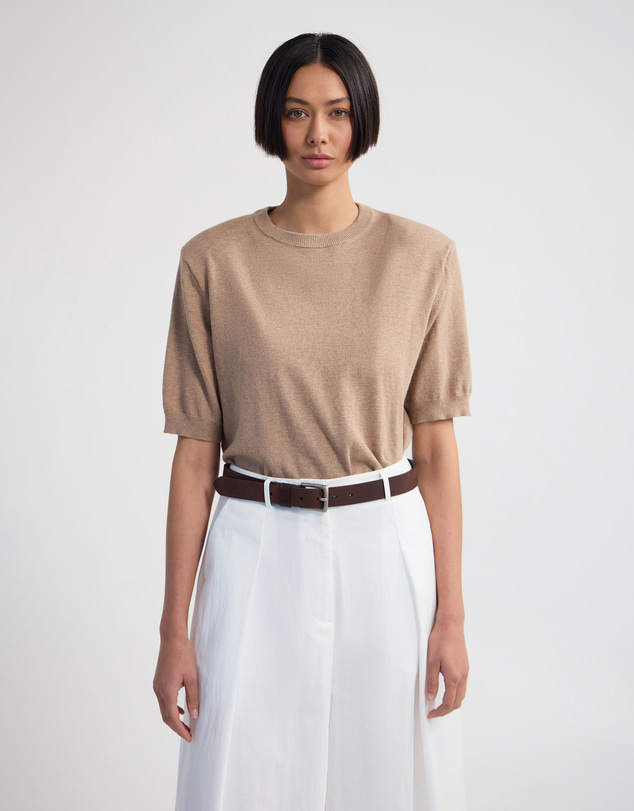 Oxford - Leeta Cashmere Blend Shldr Pad Knit