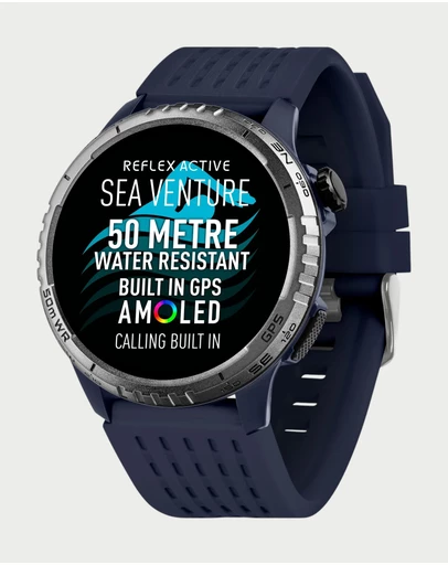 Reflex Active - Reflex Active SeaVenture 5ATM Blue Strap Watch