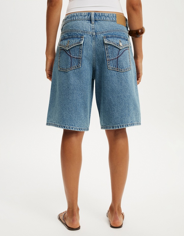 Cotton On - Baggy Denim Shorts
