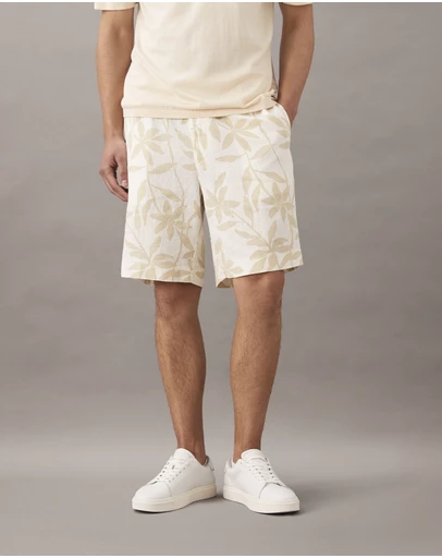 Calvin Klein - Printed Linen Shorts