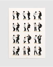 Olive et Oriel - Pulp Fiction Twist Dance II Art Print