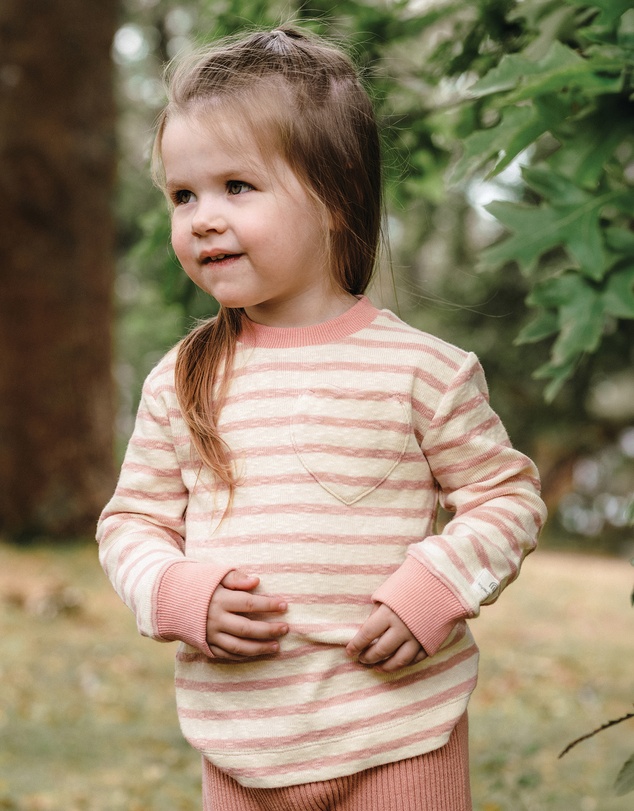 Kynd Baby - Stripe Top in Pearl Stripe