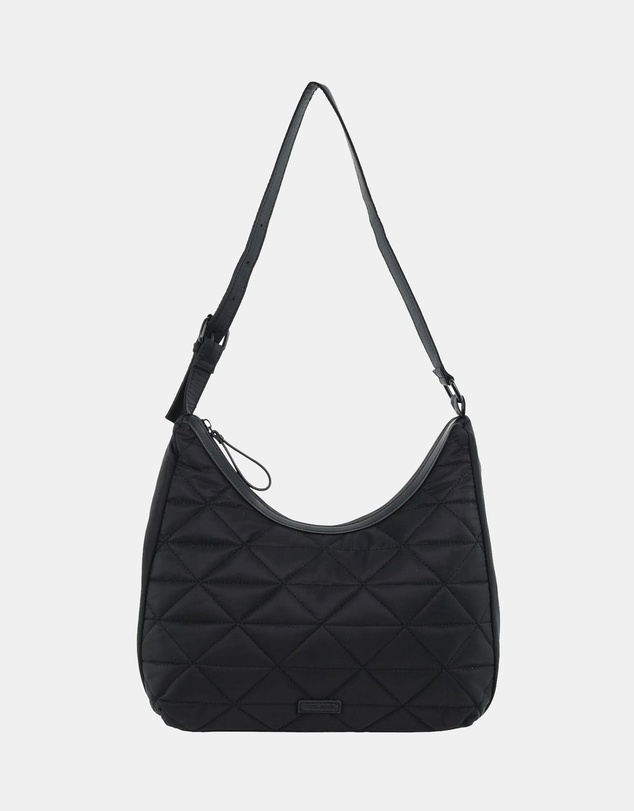 Pierre Cardin - Pierre Cardin Ladies Nylon Geometric Hobo Bag