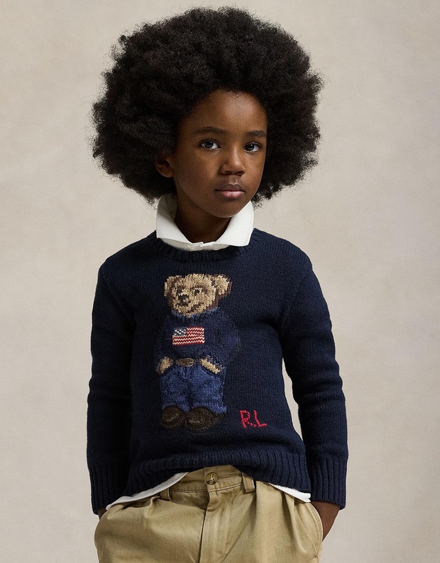 Polo Ralph Lauren - Polo Bear Cotton Sweater - Kids