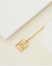 Carly Paiker - Libra Star Sign Zodiac Tag Necklace