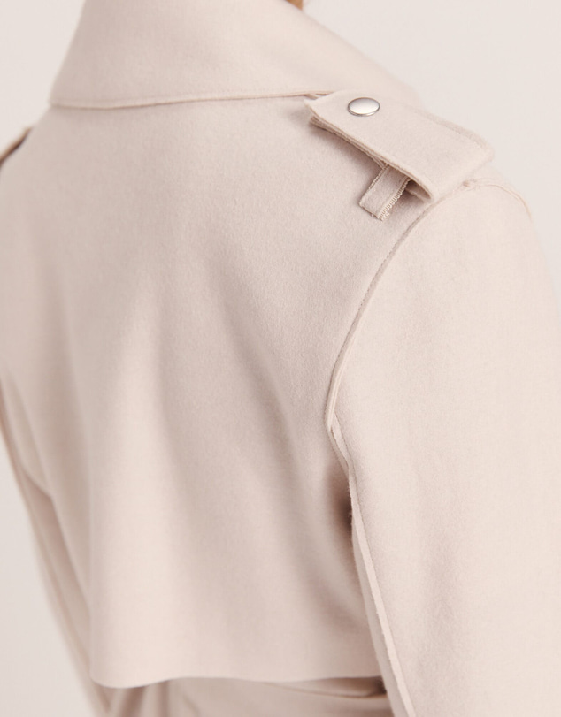 SABA - Karla Wool Longline Trench Coat
