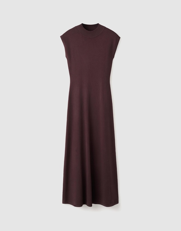 M.N.G - Perkins-Neck Knitted Dress