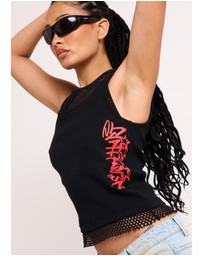 Neon Hart - Layer Mesh Singlet
