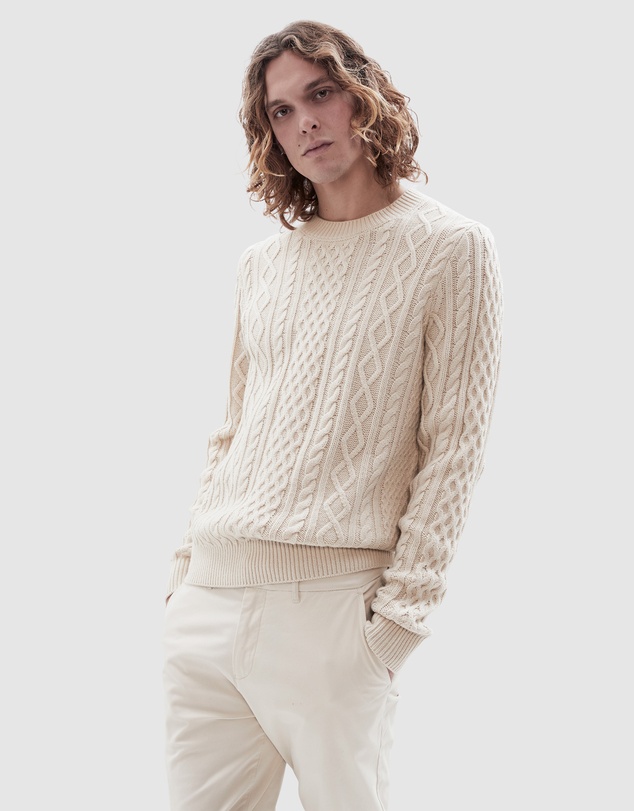 UNISON - Cable Crew Knit