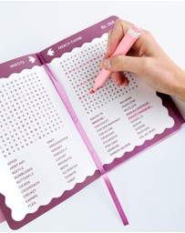 Journey Of Something - Word Search - Pink Abstract
