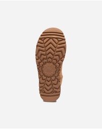 Ozwear Connection Uggs - Ugg Bondi Matelasse Platform Shearling Mini Boot