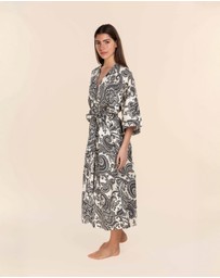 Gingerlilly - Annie Cotton Sateen Robe