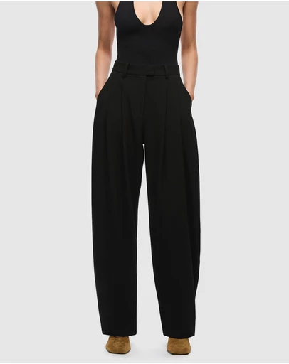 MISHA - Mezzaluna Pleated Barrell Leg Trousers