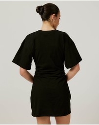 Calli - Gathered Tee Dress