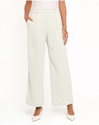 Petal & Pup - Lia Wide Leg Pant - Sage Green
