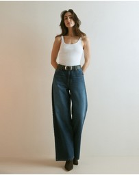 Outland Denim - Claudia High Wide Relaxed Jean 32