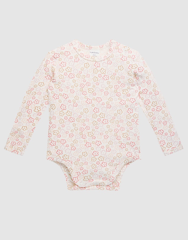 Kynd Baby - Comfy Bodysuit Long Sleeve in Spring Blossom