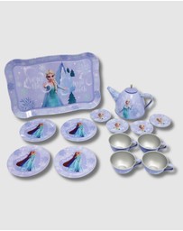 Disney Frozen 2 by Pink Poppy - Disney Frozen Elsa Magic Touch 14 Pieces Tin Tea Set