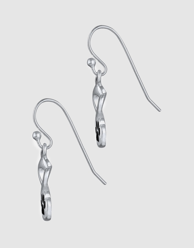 Elli Jewelry - Earrings Hanger Heart Enamel 925 Sterling Silver