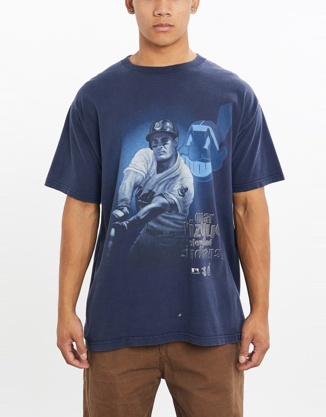 Vintage by The Real Deal - Pre Loved - Vintage MLB Cleveland Indians Tee