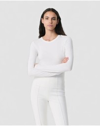 rag & bone - Luca Jersey Slim Long Sleeve Tee