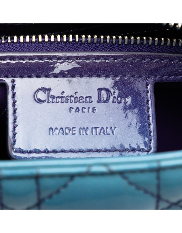 Pre-Loved by Azura Reborn - Pre-Loved Medium Ombre Patent Cannage Lady Dior