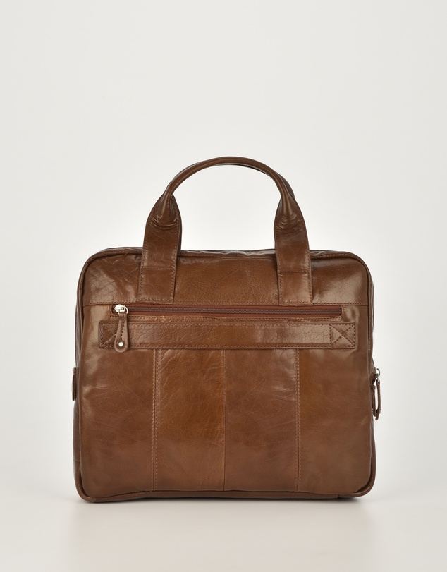 Cobb & Co - Turner Leather Laptop Satchel