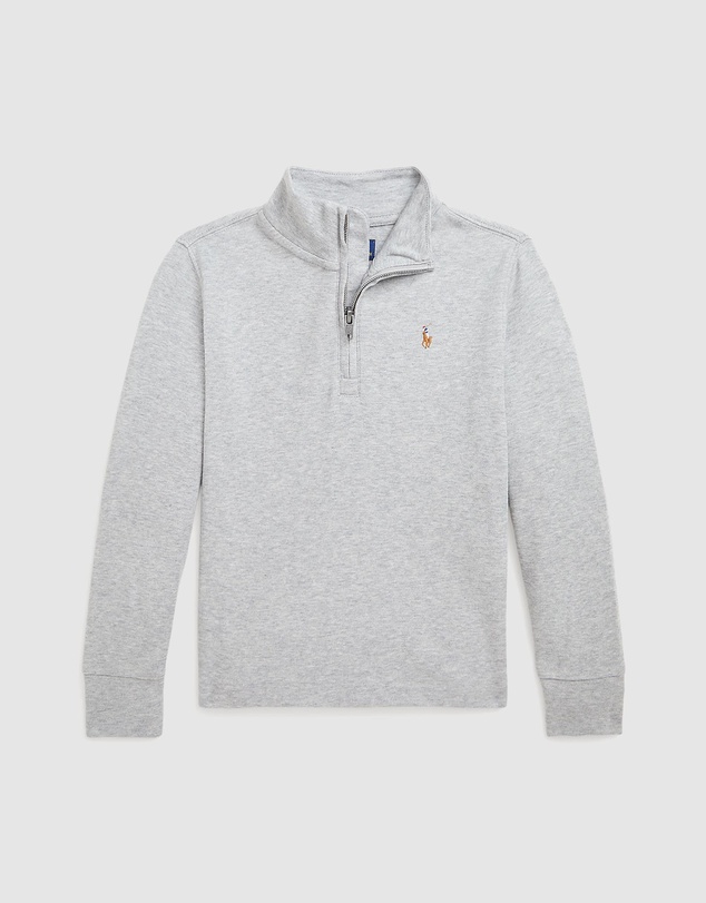 Polo Ralph Lauren - Cotton Interlock Quarter-Zip Pullover - ICONIC EXCLUSIVE - Babies-Kids
