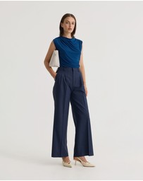 Oxford - Sonia Pleat Front Eco Pants