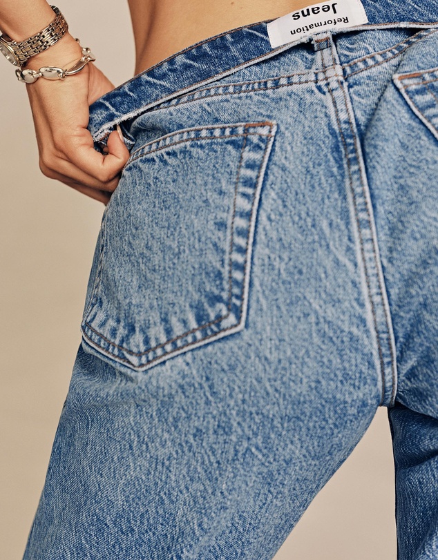 Reformation - Val 90s Mid Rise Straight Jeans