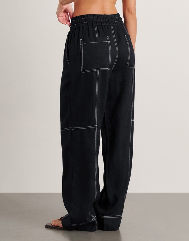 Jag - Sabine Linen Relaxed Leg Pant