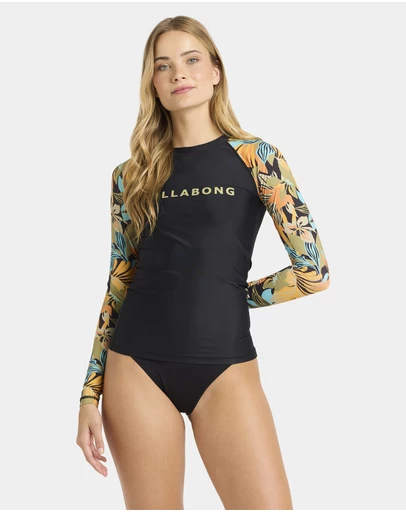 Billabong - Womens Des Tropiques Long Sleeve Rash Vest