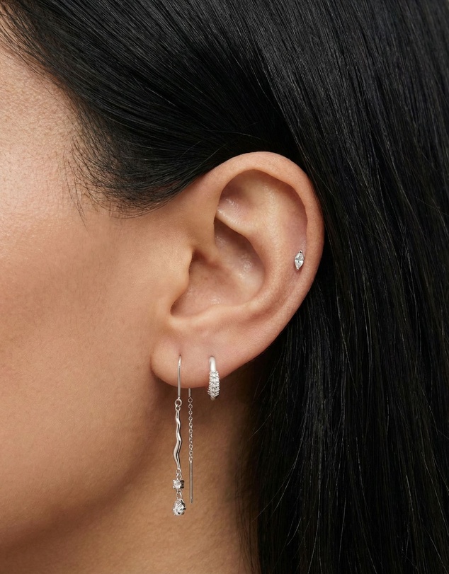HOUSE OF SLANI - Mon Crystal Hoops