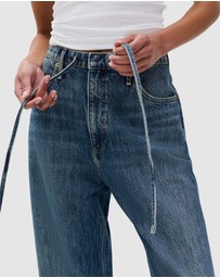 rag & bone - Phoebe Drawstring Wide Jeans