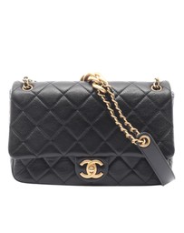 Pre-Loved by Azura Reborn - Pre-Loved CC Quilted Lambskin Single Flap