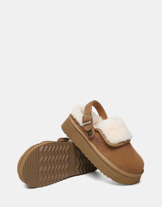 EVERAU - Australian Shepherd Ugg Tenley Platform Cow Suede Upper House Shoes