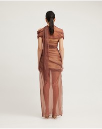 TOJHA - MARCELINE ASYMMETRICAL MAXI DRESS