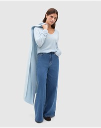 Seed Heritage - Australian Merino V Neck Top